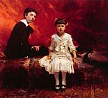 John Singer Sargent Portrait of Edouard and Marie-Loise Pailleron painting